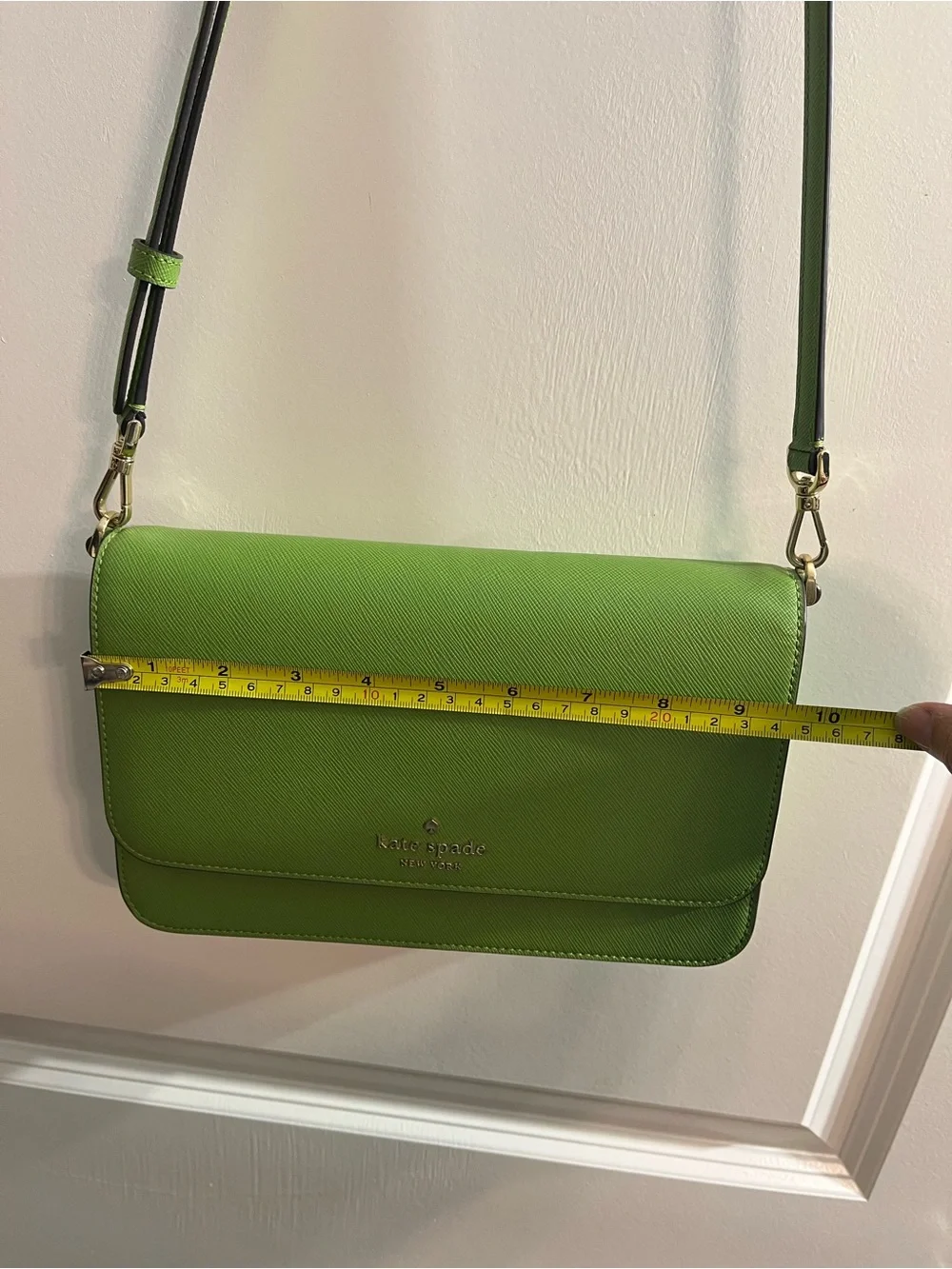 kate spade green crossbody with matching wallet